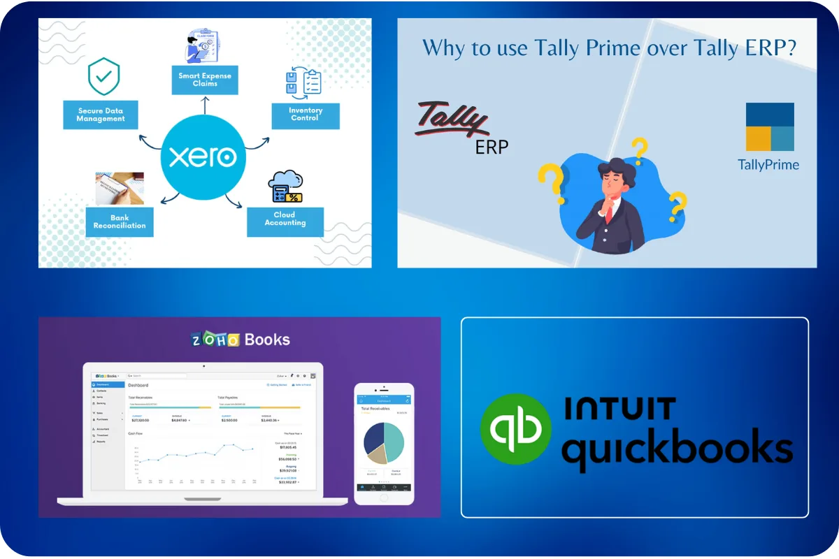Tally Zoho Xero Software